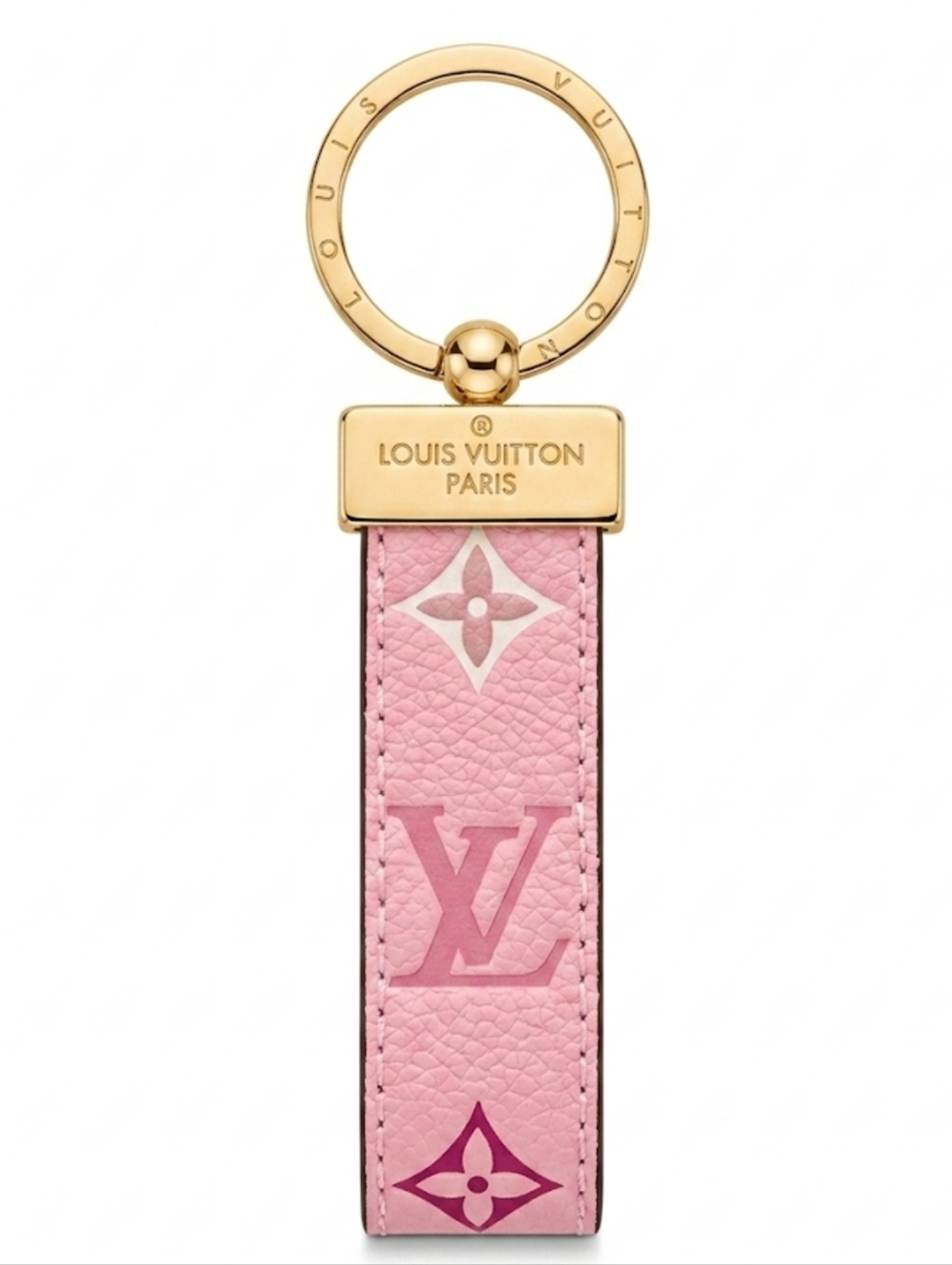 ONLY ONE LEFT IN PINK! Monogram Key Chain - Pink 🩷